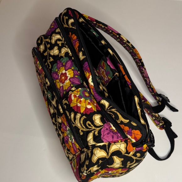 Vera Bradley Suzani Backpack w/ Side Laptop Sleeve, Quilted - Picture 9 of 15
